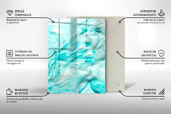 Kryt na sporák Abstrakcia farby