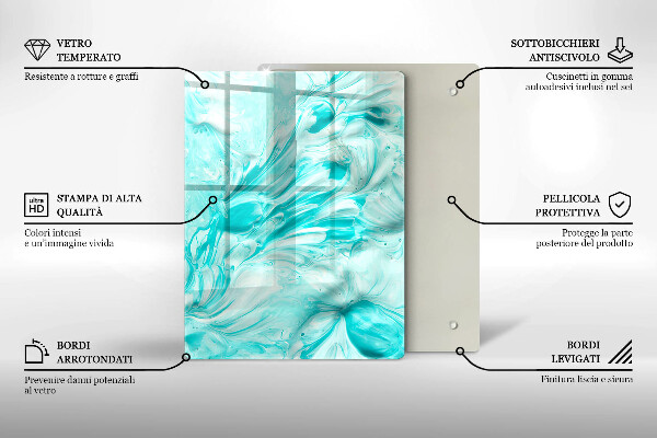 Kryt na sporák Abstrakcia farby