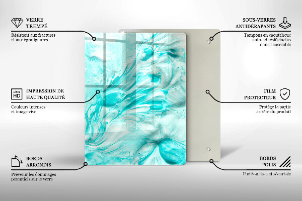 Kryt na sporák Abstrakcia farby