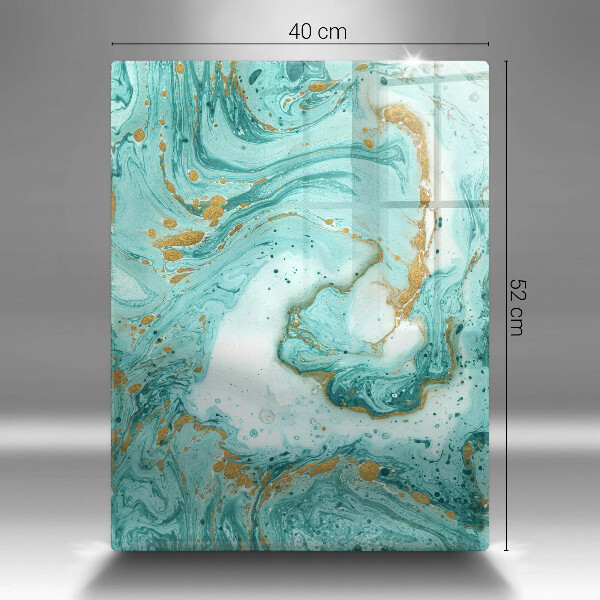 Kryt na indukčnú dosku Modrá abstrakcia