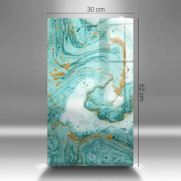 Kryt na indukčnú dosku Modrá abstrakcia