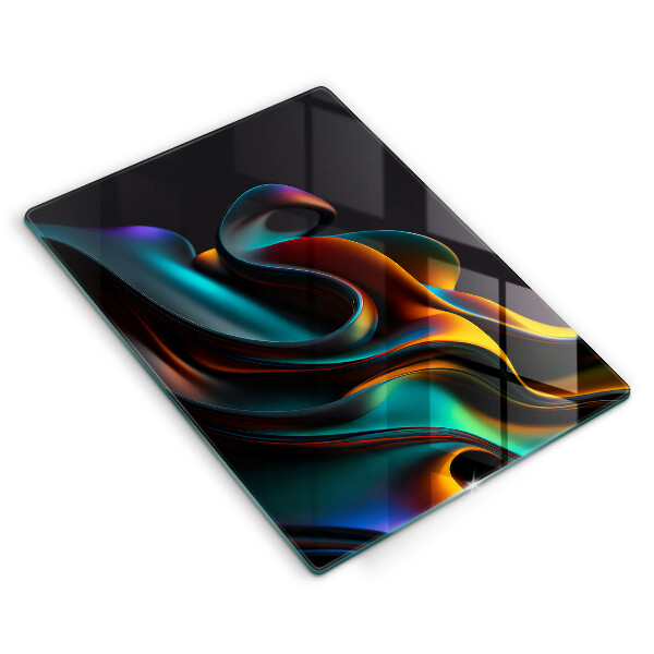 Kryt na indukčnú dosku Farebná abstrakcia