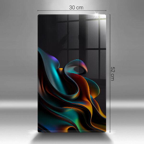 Kryt na indukčnú dosku Farebná abstrakcia