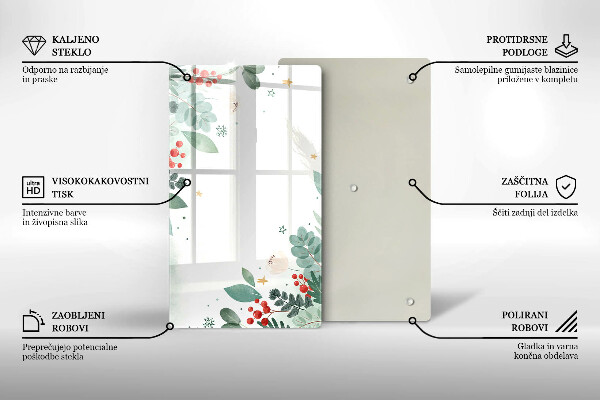 Kryt na sporák Akvarelové listy