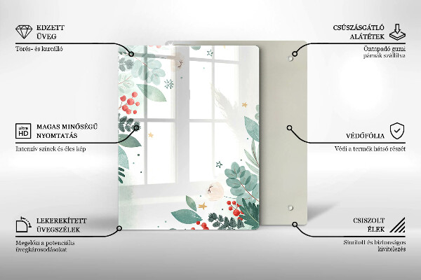 Kryt na sporák Akvarelové listy