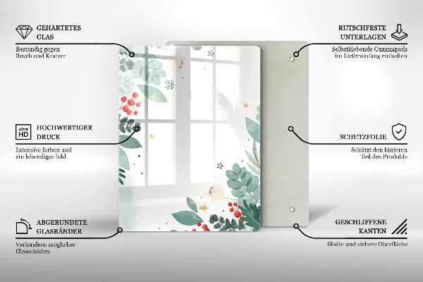 Kryt na sporák Akvarelové listy