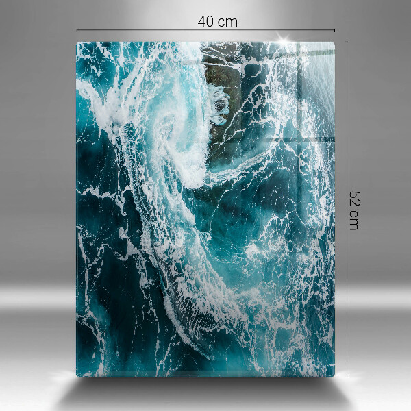 Kryt na indukčnú dosku Peniace vlny vody