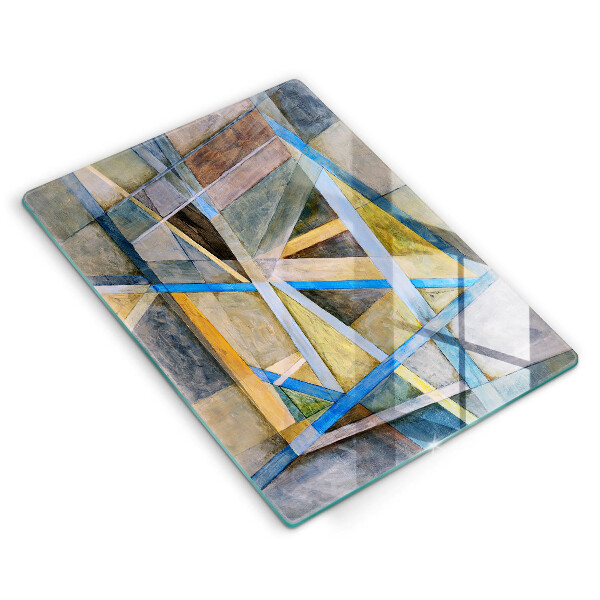 Kryt na sporák Maľované čiary abstrakcie