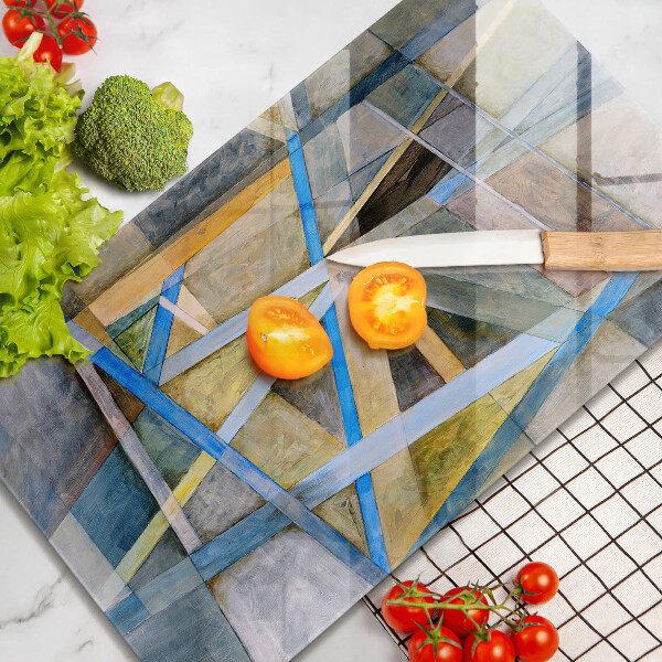 Kryt na sporák Maľované čiary abstrakcie