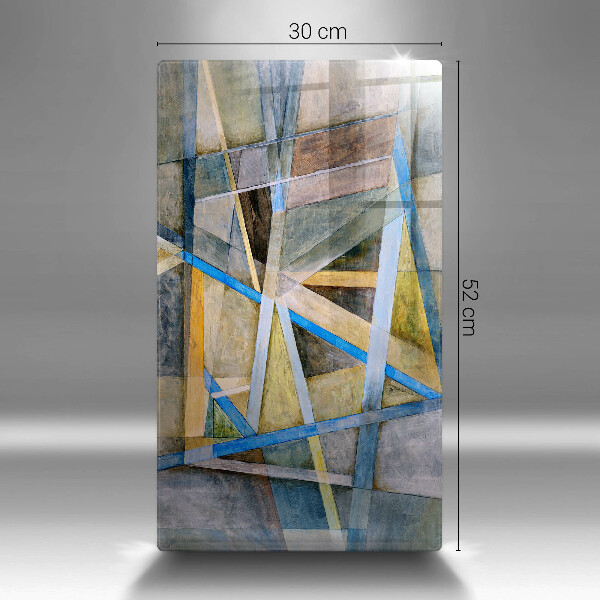 Kryt na sporák Maľované čiary abstrakcie