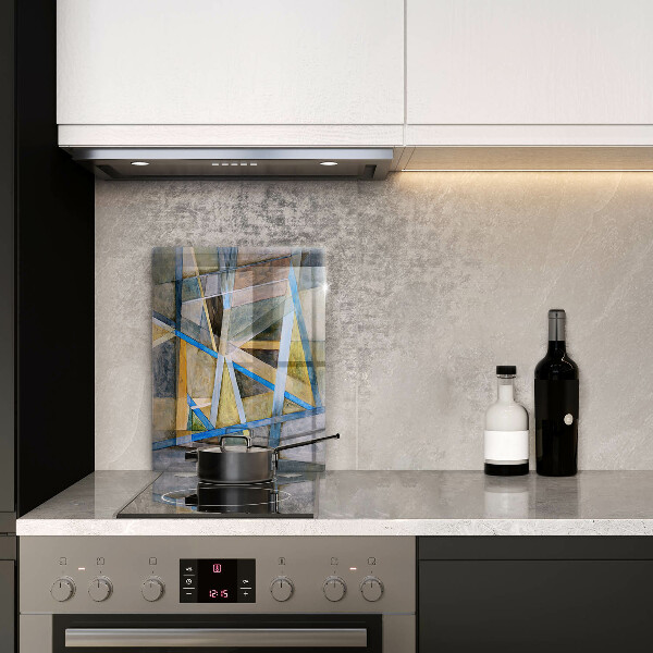 Kryt na sporák Maľované čiary abstrakcie