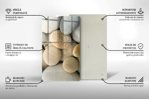 Kryt na sporák Vzor oválnych kamienkov