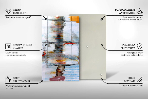 Kryt na sporák Abstrakcia farby