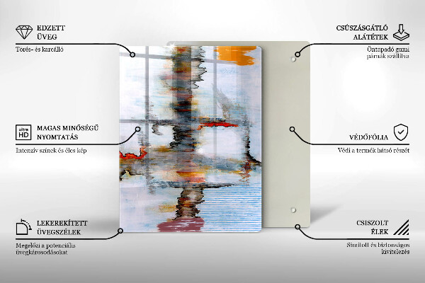 Kryt na sporák Abstrakcia farby
