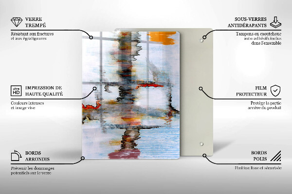 Kryt na sporák Abstrakcia farby