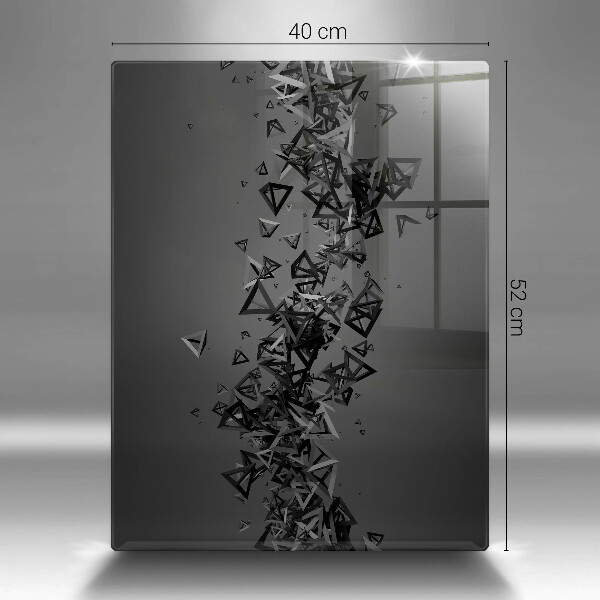 Kryt na sporák Abstraktné 3D tvary