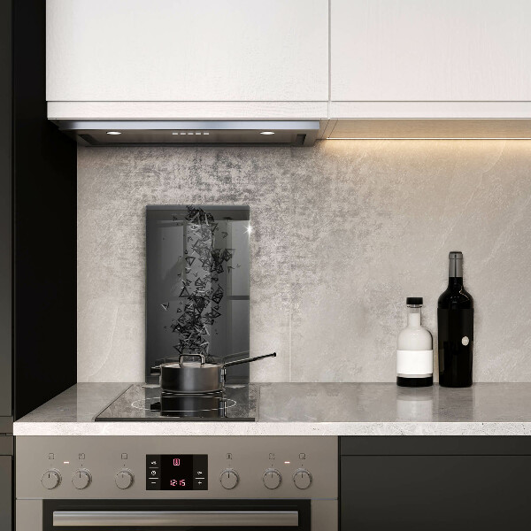 Kryt na sporák Abstraktné 3D tvary