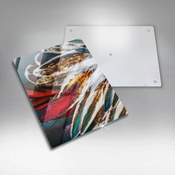 Kryt na sporák Boho vtáčie perie