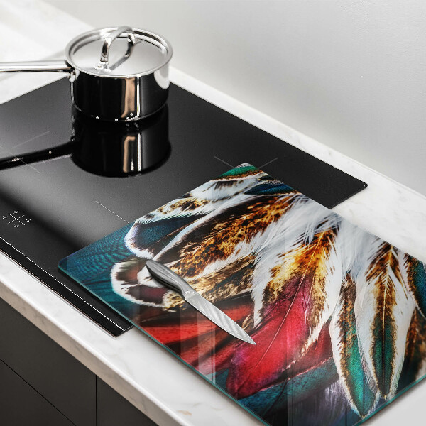 Kryt na sporák Boho vtáčie perie