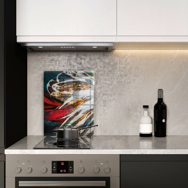 Kryt na sporák Boho vtáčie perie