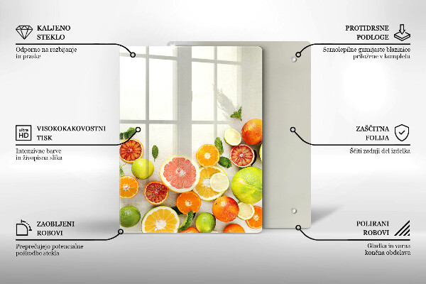 Kryt na indukčnú dosku Citrusové ovocie