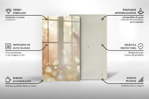 Kryt na indukčnú dosku Snehové vločky