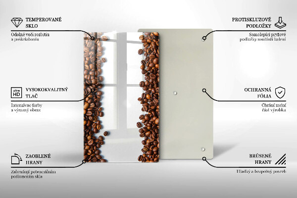 Kryt na indukčnú dosku Kávové zrná