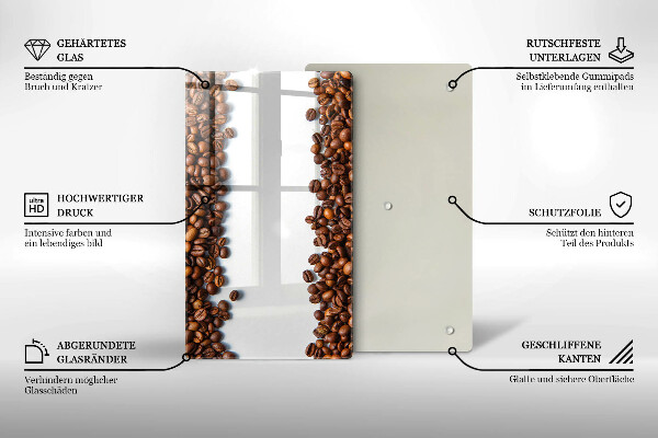 Kryt na indukčnú dosku Kávové zrná
