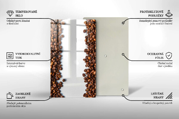 Kryt na indukčnú dosku Kávové zrná