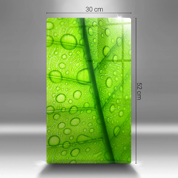 Kryt na sporák Detailný záber na list