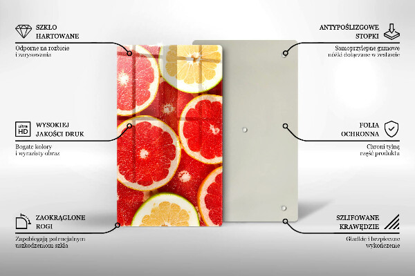 Kryt na sporák Plátky grapefruitu