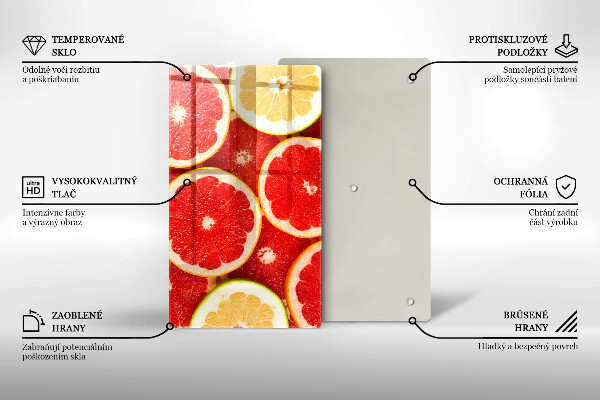 Kryt na sporák Plátky grapefruitu