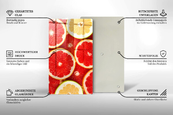 Kryt na sporák Plátky grapefruitu