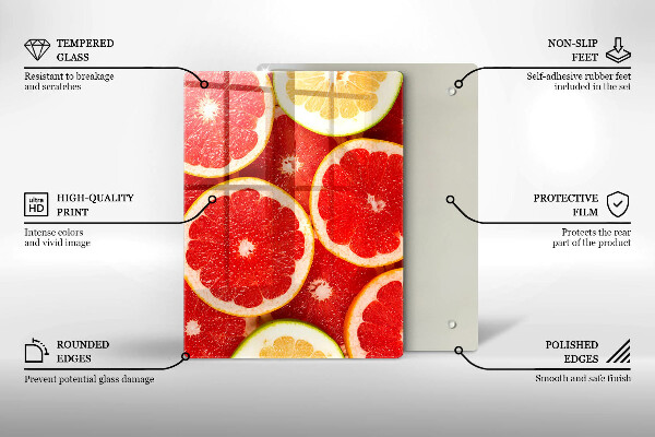 Kryt na sporák Plátky grapefruitu