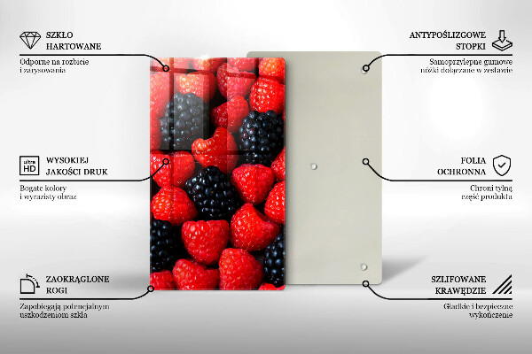 Kryt na sporák Maliny a černice