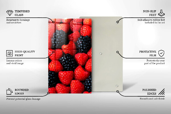 Kryt na sporák Maliny a černice