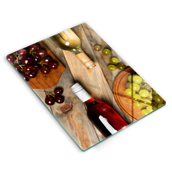 Kryt na sporák Fľaše na víno a hrozno