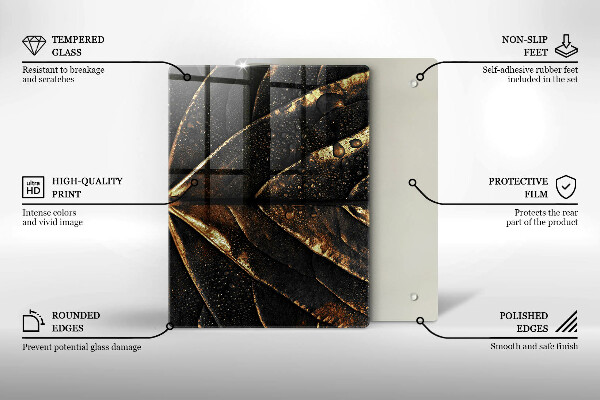 Kryt na sporák Zlatý list