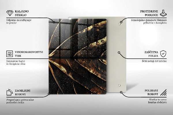 Kryt na sporák Zlatý list