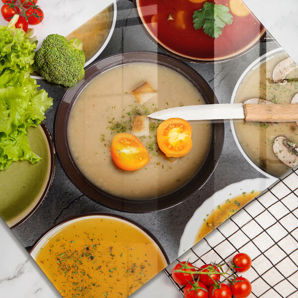 Kryt na sporák Farebné polievky