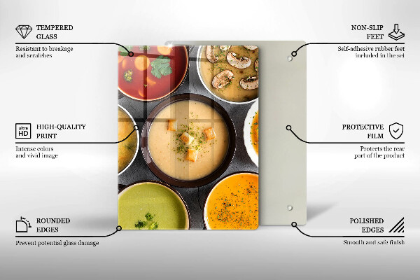 Kryt na sporák Farebné polievky