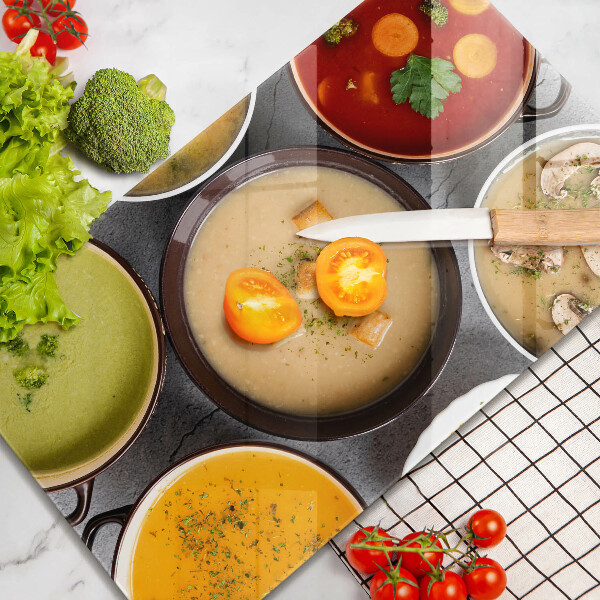 Kryt na sporák Farebné polievky