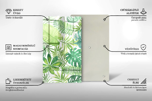 Kryt na sporák Akvarelové boho listy