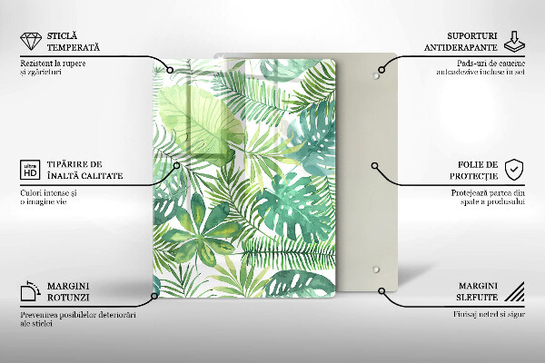 Kryt na sporák Akvarelové boho listy