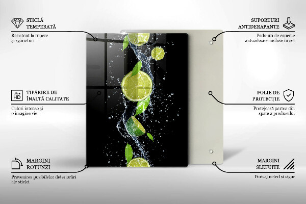 Kryt na sporák Šťavnaté limetky vo vode