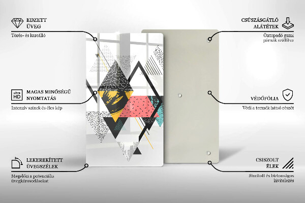 Kryt na sporák Abstraktné trojuholníky