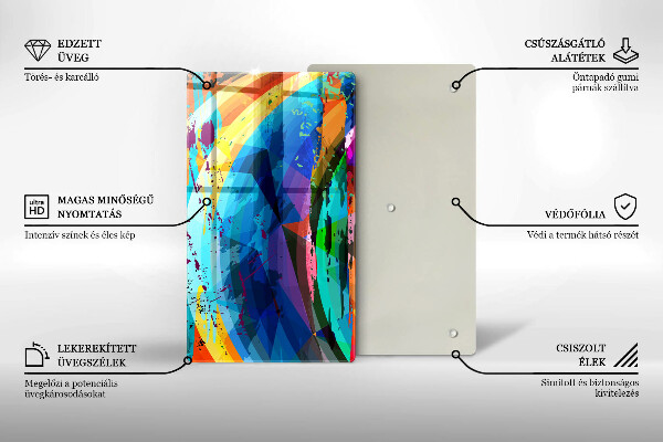 Kryt na sporák Farebné škvrny od farby