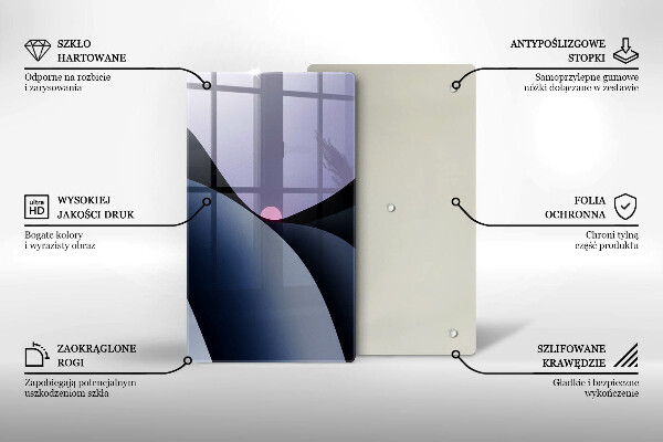 Kryt na sporák Abstraktné tvary