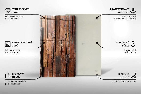 Kryt na sporák Dekoratívne drevené dosky