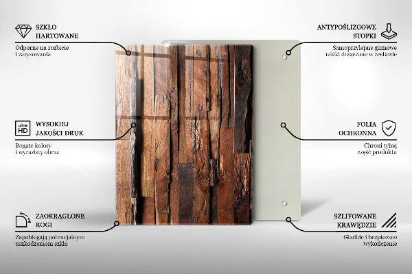 Kryt na sporák Dekoratívne drevené dosky